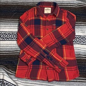 Hollister men’s button down flannel